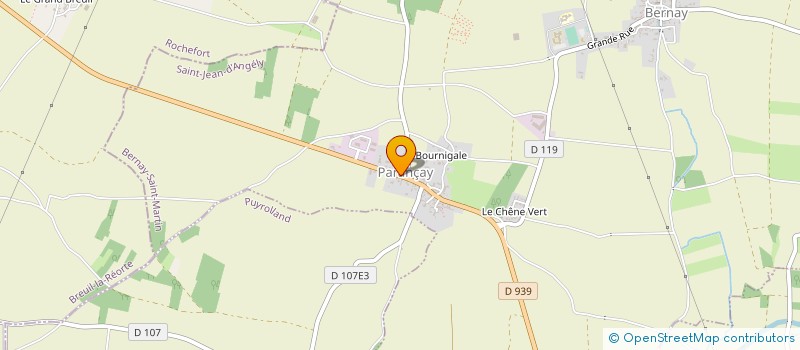 localisation de l'entreprise SARL AMBULANCES DE LA BOUTONNE  BERNAY-SAINT-MARTIN