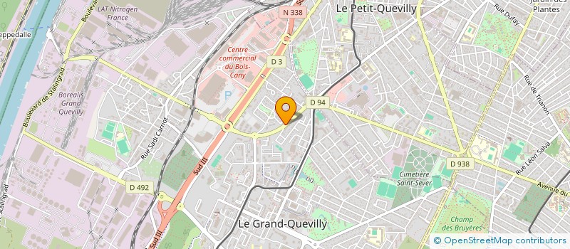 localisation de l'entreprise SARL AMBULANCES DES PROVINCES à LE GRAND-QUEVILLY