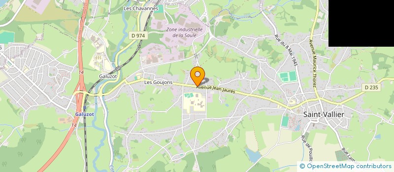 localisation de l'entreprise SARL AMBULANCES DOUARD à SAINT-VALLIER