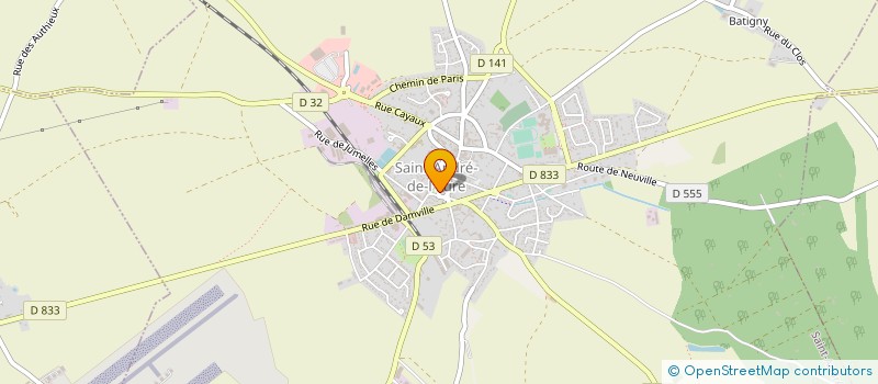 localisation de l'entreprise SARL AMBULANCES ET TAXIS DE L'EURE à SAINT-ANDRE-DE-L'EURE
