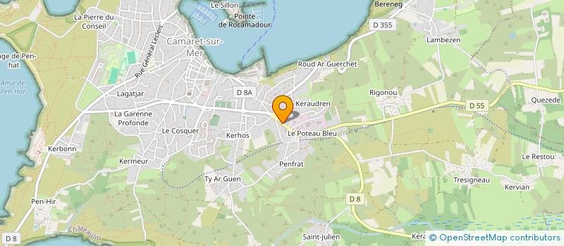 localisation de l'entreprise SARL AMBULANCES JANEIRO à CAMARET-SUR-MER
