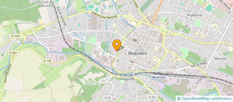 localisation de l'entreprise SARL AMBULANCES JEANNE HACHETTE à BEAUVAIS