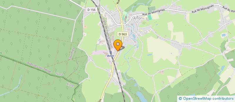 localisation de l'entreprise SARL AMBULANCES LEONCE LELEU  ANOR