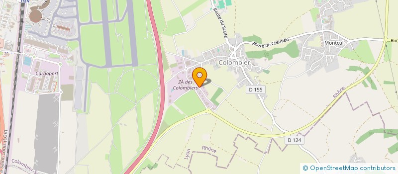 localisation de l'entreprise SARL AMBULANCES MUROISES  COLOMBIER-SAUGNIEU