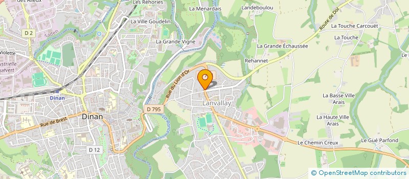 localisation de l'entreprise SARL AMBULANCES PASTUREL à DINAN