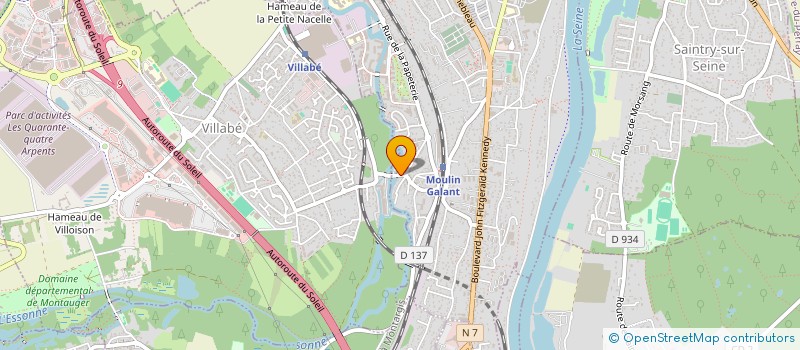 localisation de l'entreprise SARL AMBULANCES PERRIN à CORBEIL-ESSONNES