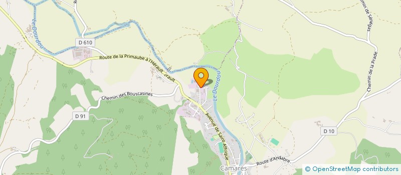 localisation de l'entreprise SARL AMBULANCES RANCE ET ROUGIER à CAMARES