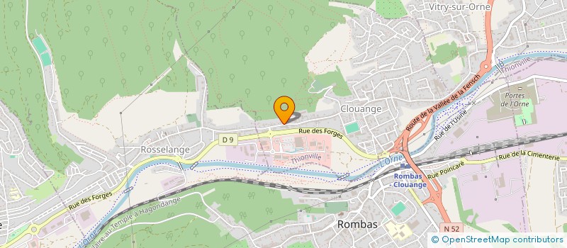 localisation de l'entreprise SARL AMBULANCES SAINTE MARIE  CLOUANGE