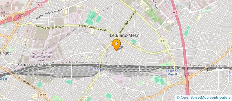 localisation de l'entreprise SARL AMBULANCES SOHEL 93 à LE BLANC-MESNIL