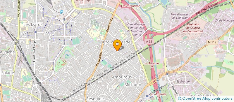 localisation de l'entreprise SARL AMBULANCES ST AMBROISE  TOULOUSE