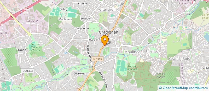 localisation de l'entreprise SARL AMC à GRADIGNAN