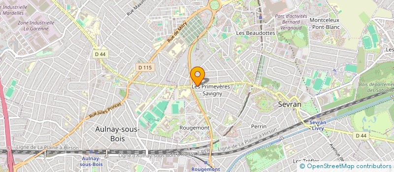 localisation de l'entreprise SARL AMC  SEVRAN