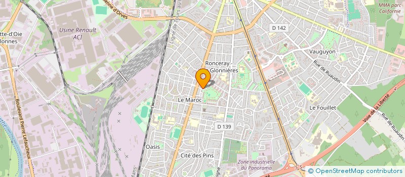 localisation de l'entreprise SARL AMD  LE MANS