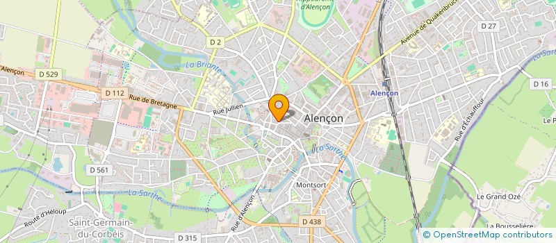 localisation de l'entreprise SARL AMDINE à ALENCON