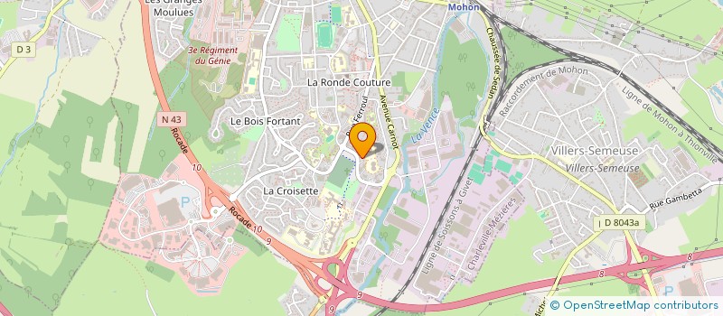 localisation de l'entreprise SARL AME à CHARLEVILLE-MEZIERES