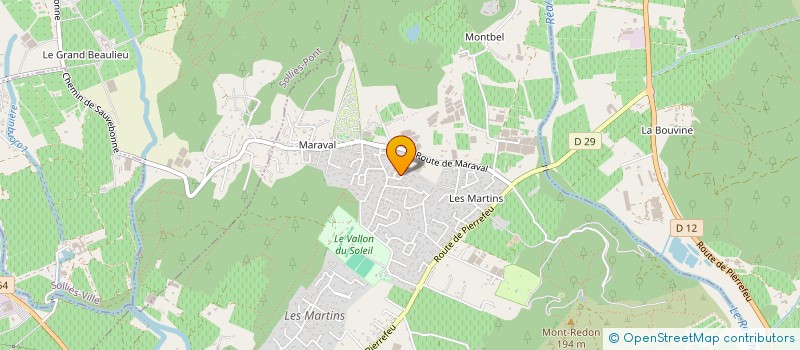 localisation de l'entreprise SARL AMELIE à LA CRAU