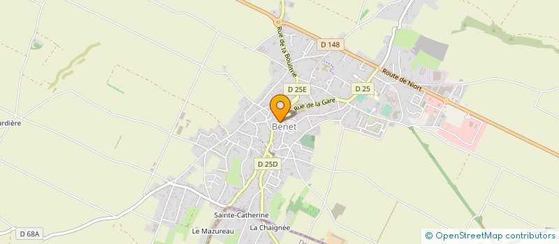 localisation de l'entreprise SARL AMELIE GAUTRON à BENET