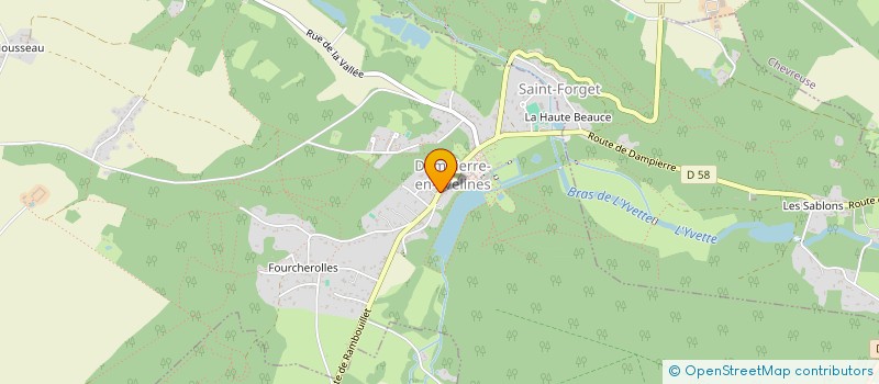 localisation de l'entreprise SARL AMENAG'  DAMPIERRE-EN-YVELINES