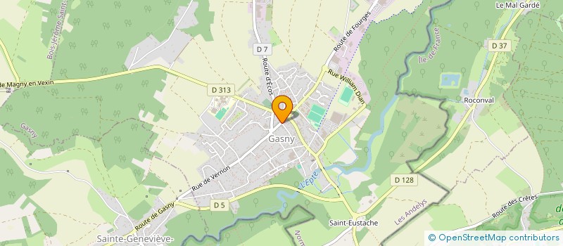 localisation de l'entreprise SARL AMENAG PLAFONDS PLANCHERS INFORMATI à GASNY