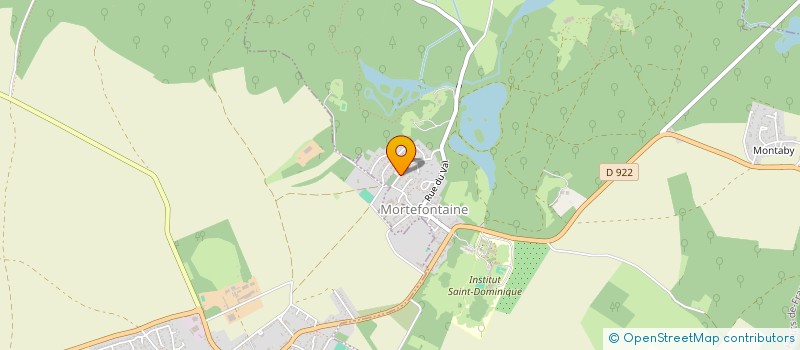 localisation de l'entreprise SARL AMENAGEMENT BOIS MACONNERIE  MORTEFONTAINE