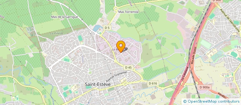 localisation de l'entreprise SARL AMENAGEMENT GENERAL BATIMENT à SAINT-ESTEVE