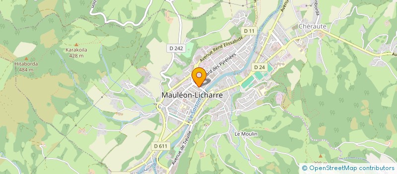 localisation de l'entreprise SARL AMETSA  MAULEON-LICHARRE