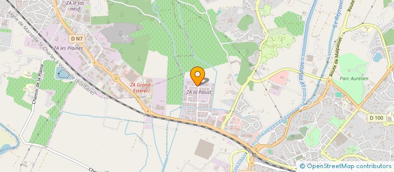 localisation de l'entreprise SARL AMEUBLEMENT LITERIE A.M.L. à FREJUS