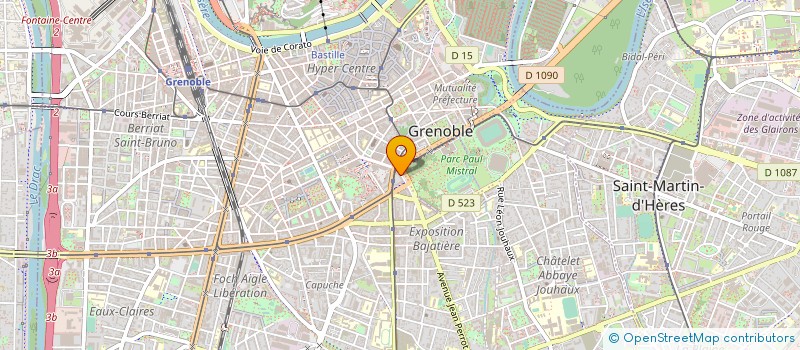 localisation de l'entreprise SARL AMEUBLESPACE à GRENOBLE
