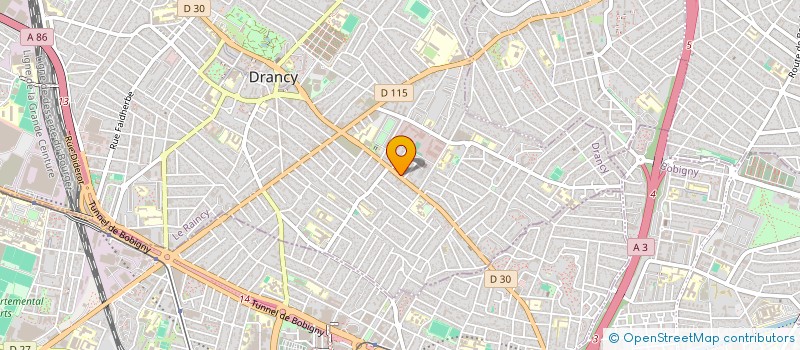 localisation de l'entreprise SARL AMF CONSTRUCTION à DRANCY