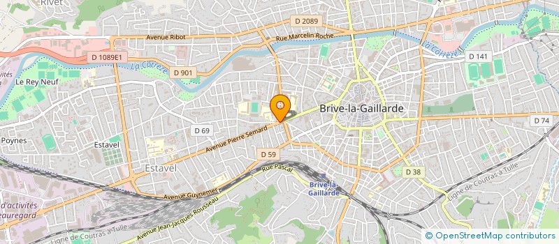 localisation de l'entreprise SARL AMFR INSTITUT à BRIVE-LA-GAILLARDE