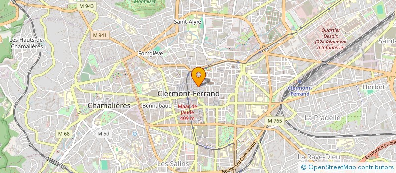 localisation de l'entreprise SARL AMG à CLERMONT-FERRAND