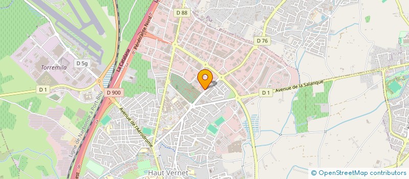 localisation de l'entreprise SARL AMIANTE 2D à PERPIGNAN