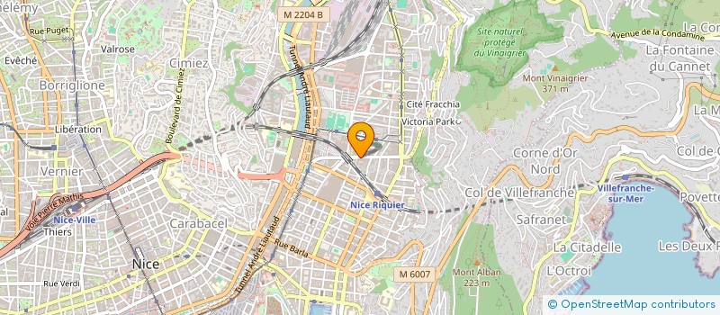 localisation de l'entreprise SARL AMIAR à NICE
