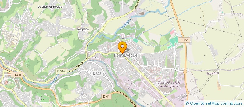 localisation de l'entreprise SARL AMIDOU NOTAIRE  PONT-EVEQUE