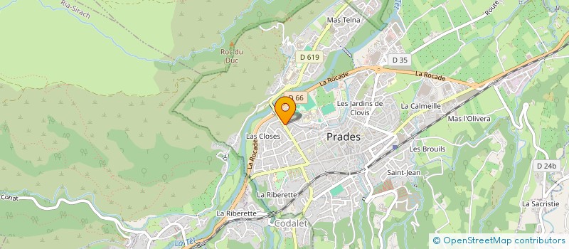 localisation de l'entreprise SARL AMIE à PRADES