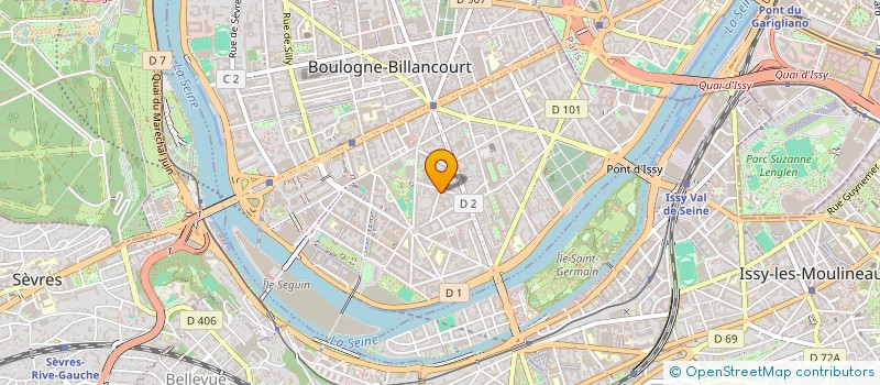 localisation de l'entreprise SARL AMIGO à BOULOGNE-BILLANCOURT