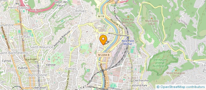 localisation de l'entreprise SARL AMINE à NICE