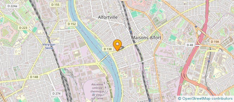 localisation de l'entreprise SARL AMIRAL à ALFORTVILLE