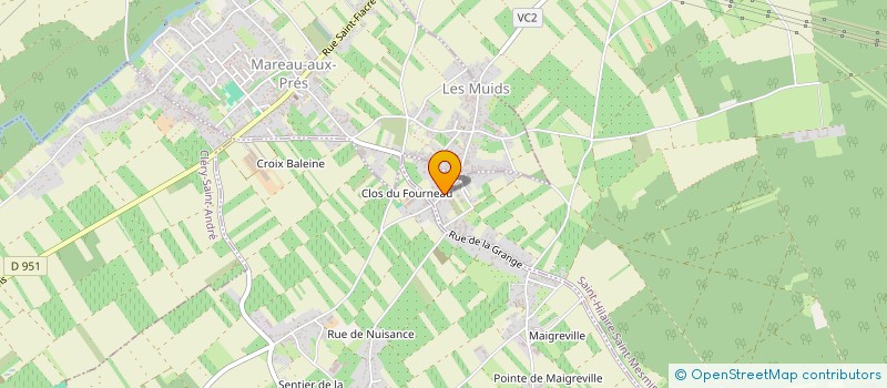 localisation de l'entreprise SARL AMIRAULT à SAINT-HILAIRE-SAINT-MESMIN