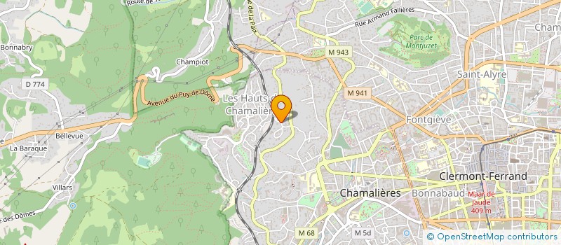 localisation de l'entreprise SARL AMIS  CLERMONT-FERRAND