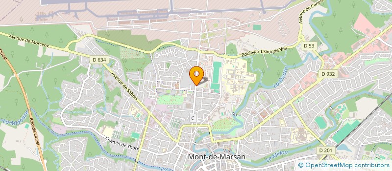 localisation de l'entreprise SARL AMITIE FRANCO MAROCAINE à MONT-DE-MARSAN