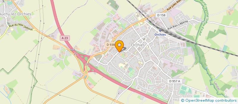 localisation de l'entreprise SARL AMJ à ORCHIES