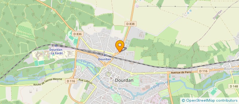 localisation de l'entreprise SARL AMN  DOURDAN