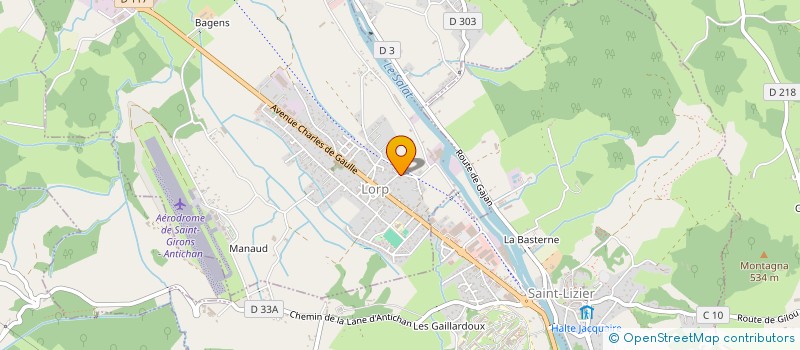 localisation de l'entreprise SARL AMONIS à LORP-SENTARAILLE