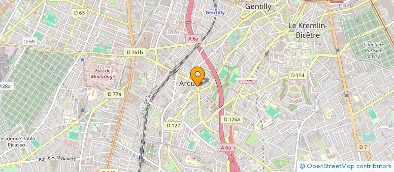 localisation de l'entreprise SARL AMORCY à ARCUEIL