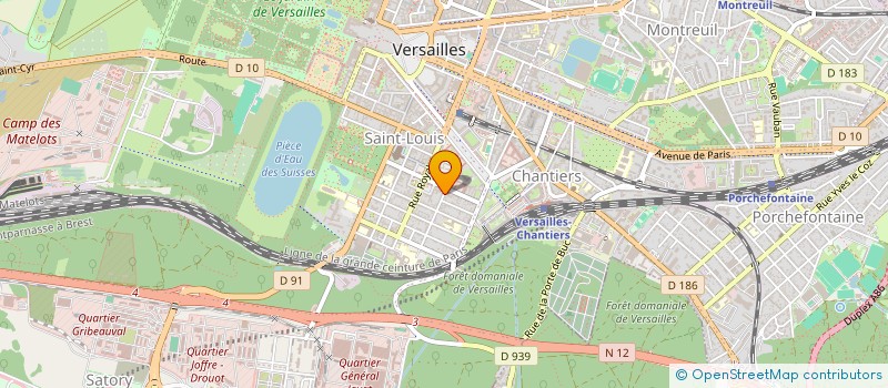 localisation de l'entreprise SARL AMORIM AFONSO à VERSAILLES