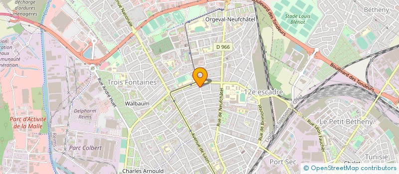 localisation de l'entreprise SARL AMOUD à REIMS