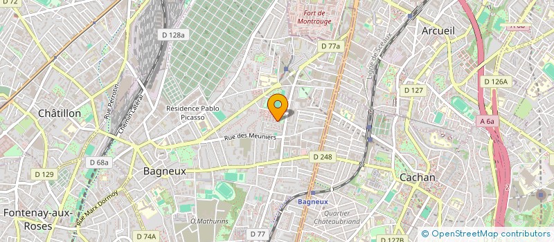localisation de l'entreprise SARL AMOUR 64 à BAGNEUX