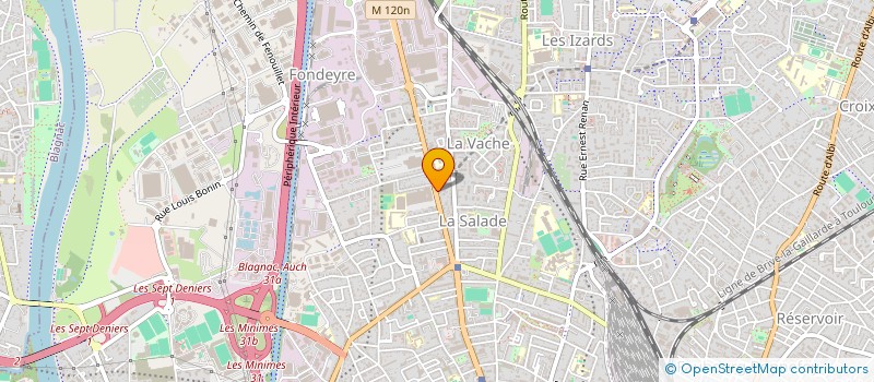 localisation de l'entreprise SARL AMOUROUX FRERES à TOULOUSE