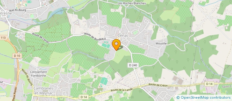 localisation de l'entreprise SARL AMP à CENAC